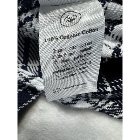 Outerknown Blanket Shirt Navy Plaid M/L Heritage Outdoor Mens Flannel Heavy Wght - Picture 4 of 12